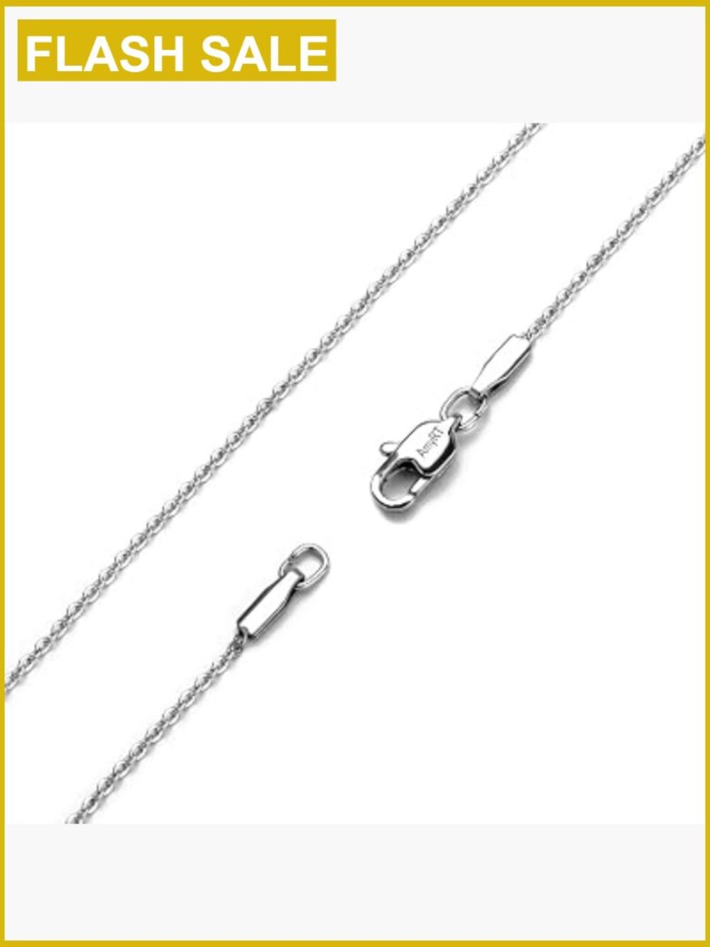 Titanium Steel Cable Chain Necklace 16-30 in